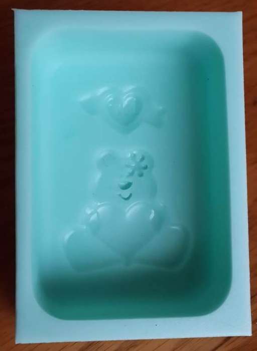 Teddy Bear Heart Silicone Mould