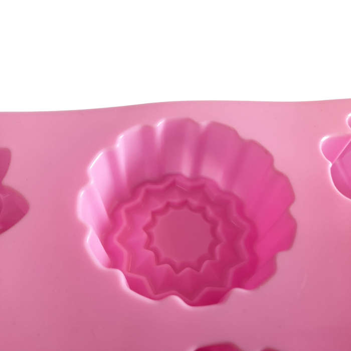6 Cavity Flower Design Silicone Mould