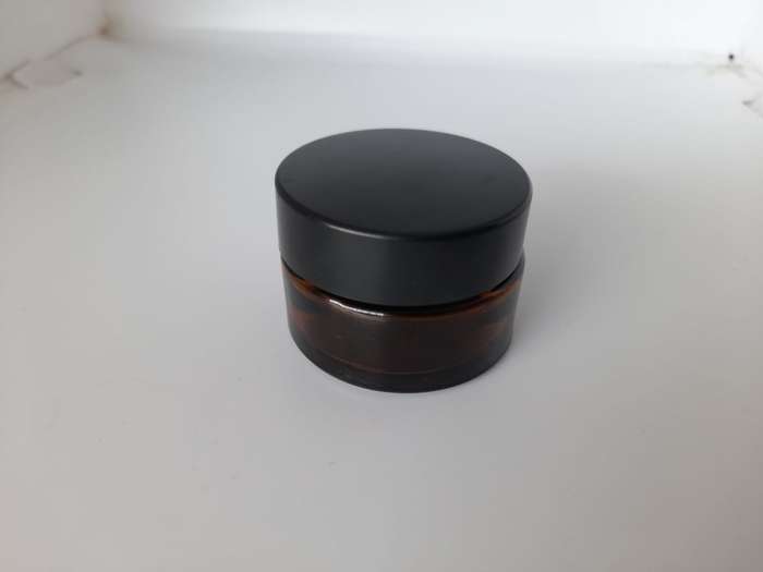 Amber Glass Jar (with Cap and Shive) - 20ml