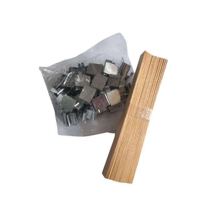 Wooden Wicks with Stands - 100pcs (13cm)
