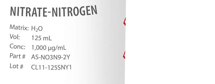 Nitrate Nitrogen AA Standard 1000ppm 500ml