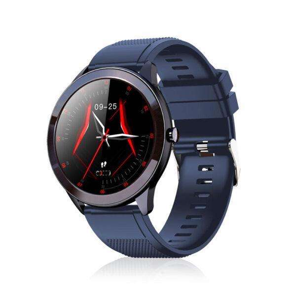 IP68 Sports Round Metal Smart Watch  SN93 Blue
