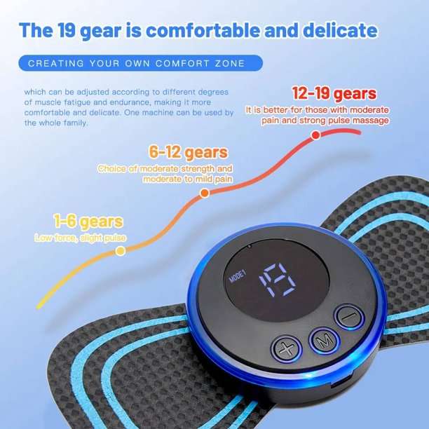 EMS ELECTRIC PULSE CERVICAL MUSCLE STIMULATOR