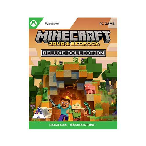 Digital Code: Minecraft Java Bedrock Deluxe Collection (PC)