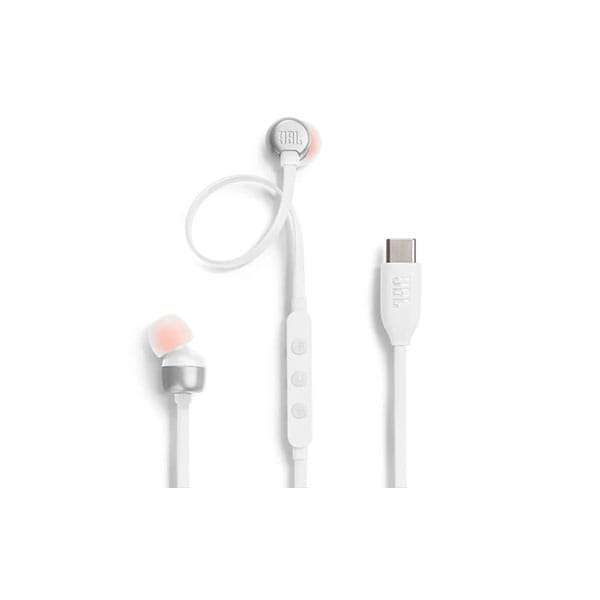 JBL Tune 310C USB Type-C In-Ear Headphones - White