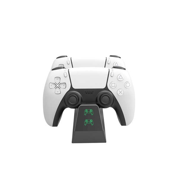 Dual Charging Dock With USB Cable for PS5 DualSense Controllers (Generic)