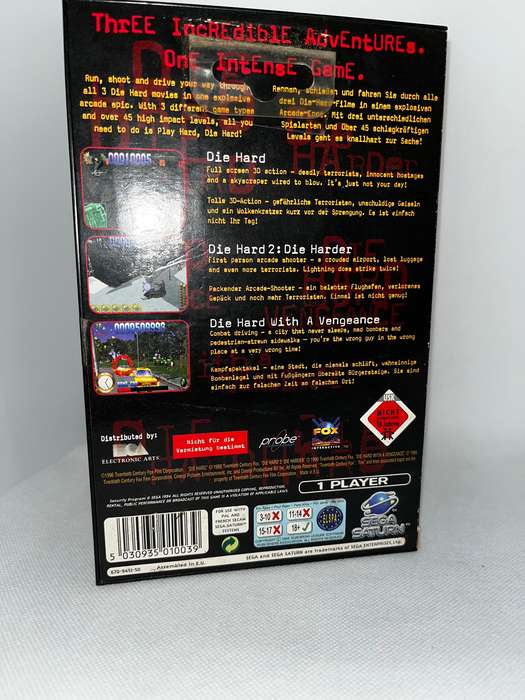 Die Hard Trilogy Sega Saturn - Sega Saturn