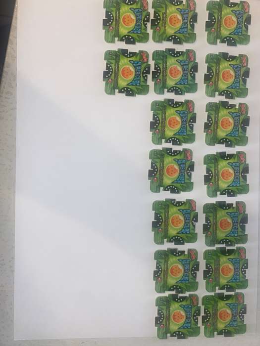Dragon Ball Z (DBZ) Tazos Mixed Lot Several Sealed Click/Cube/Spinner grouped by type - Cards