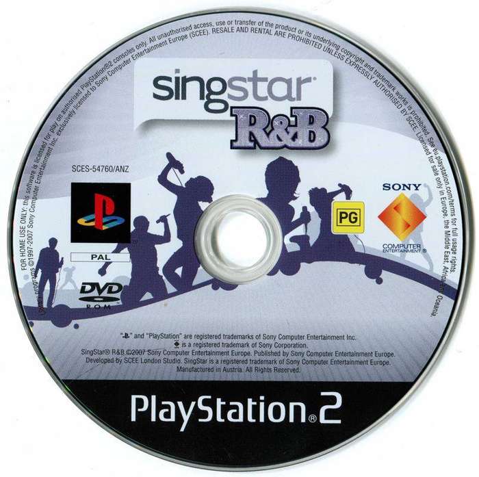 SingStar R and B (Disc Only) - PS2