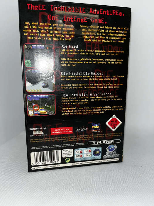 Die Hard Trilogy Sega Saturn - Sega Saturn