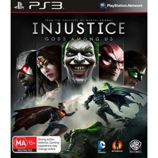 Injustice gods among us, ps3, R200, CIB
