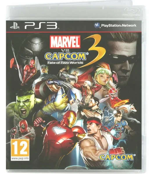 marvel vs capcom 3 fate of two worlds, ps3, R350, CIB