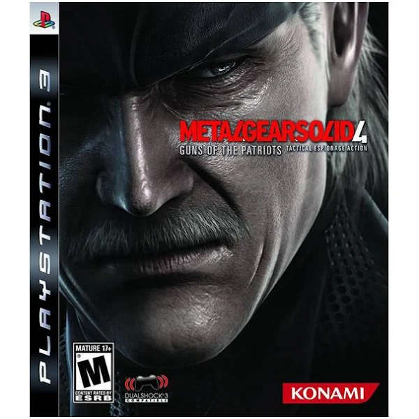 metal gear solid 4 guns of the patriots tactical espionage action, ps3, R350, NM