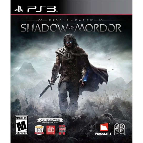 middle earth shadow of mordor, ps3, R150, CIB