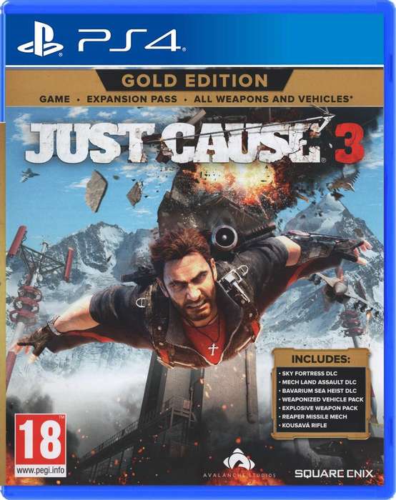 Just Cause 3 Gold Edition, Ps4, Pre-Loved, R250