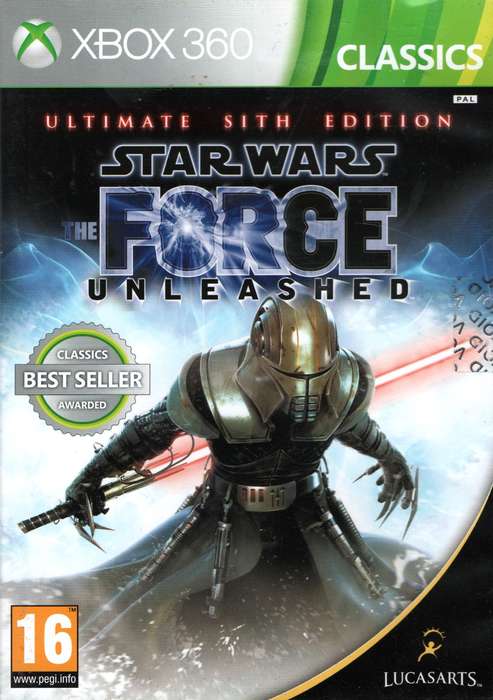 Xbox360, Star Wars The Force Unleashed Ultimate Sith Edition, Pre-Loved, CIB
