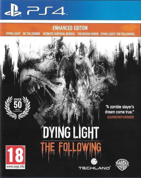 PS4, Dying Light The Following Enhanced Edition, Pre Loved, R300