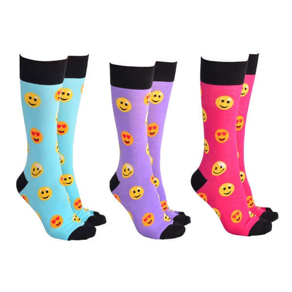 Sock Society Emoji Pack of 3