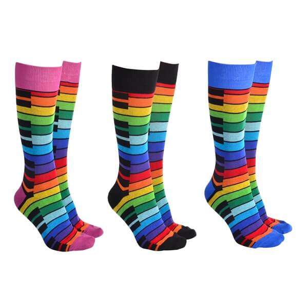 Sock Society Colour Keyboard Pack of 3