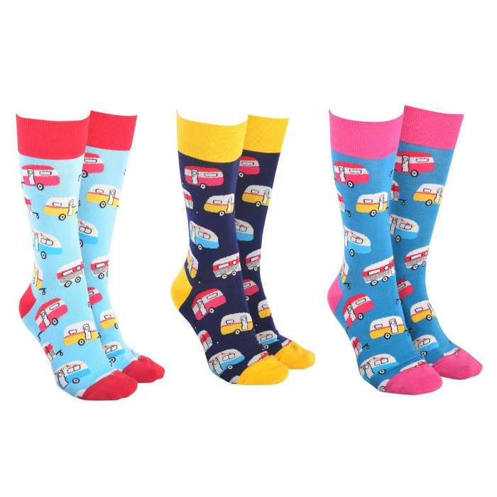 Sock Society Caravans Pack of 3