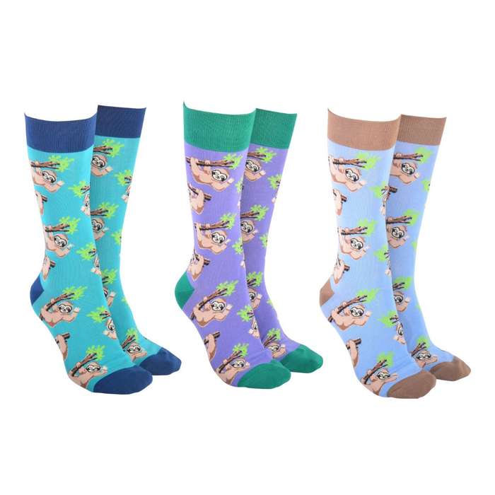 Sock Society Happy Sloths Pack of 3