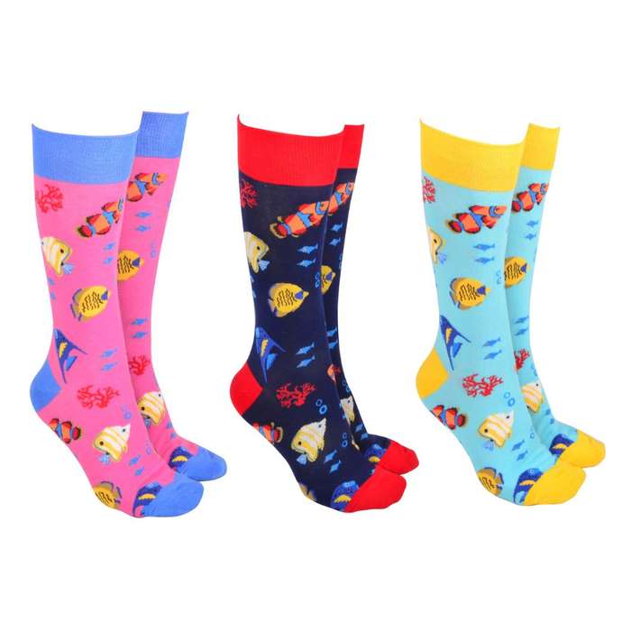 Sock Society Tropical Fish Pack of 3