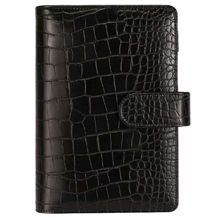 Budget Planner Black Leather
