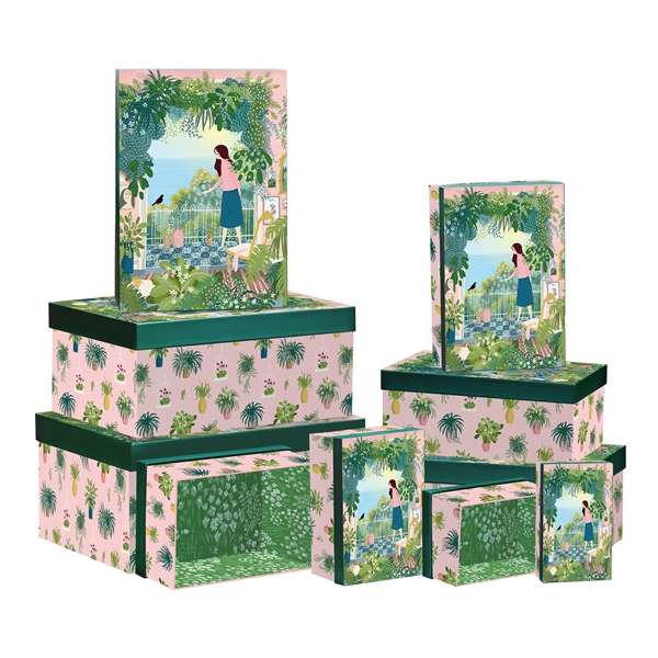 10 Nested Boxes Botanica