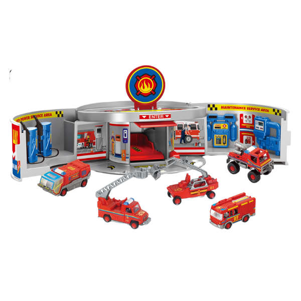 Car Wax Service Station Playset - Fire