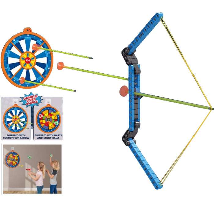 Archery & Dart Game Set Building Blocks 86pc