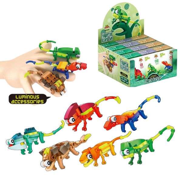 Building Blocks Finger Lizards 12 pc/CDU