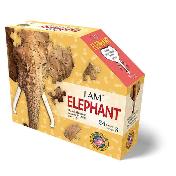 I Am Elephant Jigsaw Puzzle 24Pc MADD CAPP