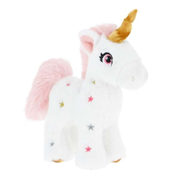 Keeleco Unicorn Pink & White 12Pc Disp 16cm