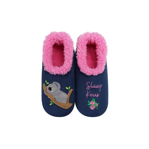 snoozies Womens Fleece Slippers  Slaap Kous