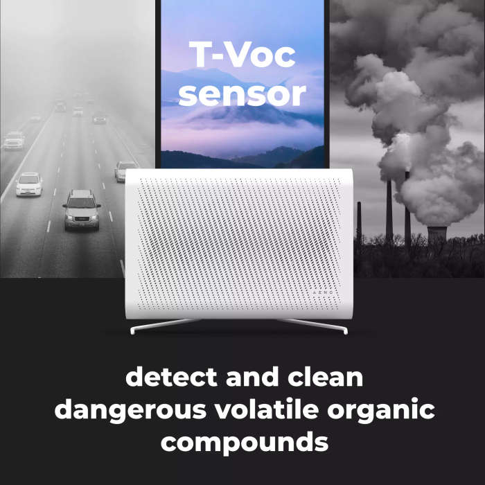 AENO Air Purifier AP2S - Wi-Fi, HEPA H13, Wall Mountable, UV Lamp