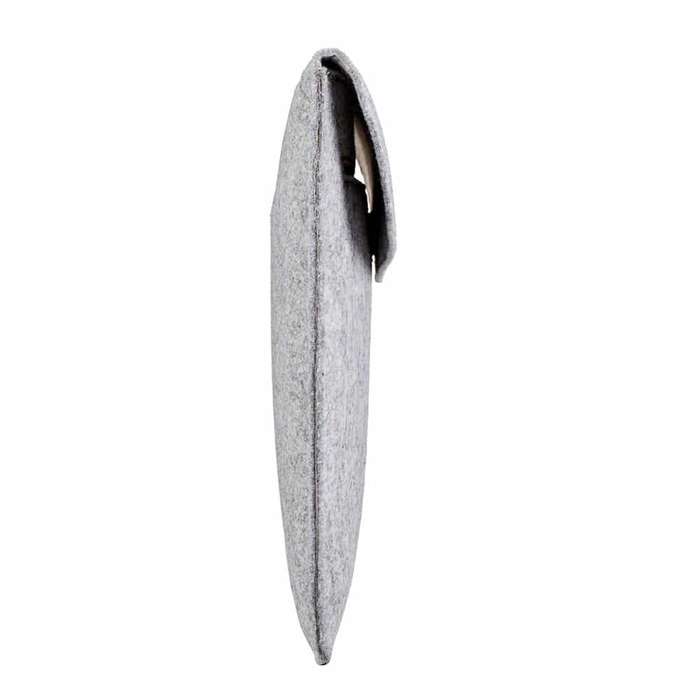Killer Deals MacBook suede & felt protective laptop sleeve - Light grey (15 inch)