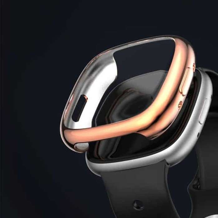 Killer Deals TPU Case for fitbit Versa 4 - Rose Gold