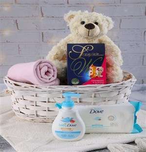 Baby Girl Gift Basket