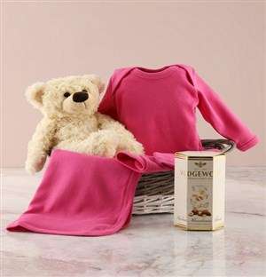 Pink Clothing Gift Basket