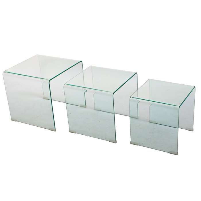 GOF Furniture - Shellmond Accent Tables - Clear
