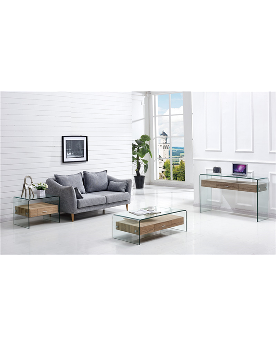 GOF Furniture-Vidal Side Table - Oak