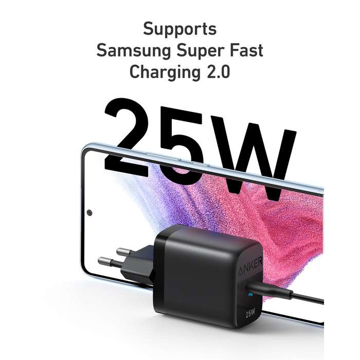 Anker 25W PD Wall Charger - Black