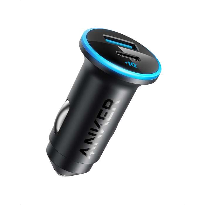 Anker 52.5W Car Charger - 2 Port Fast Charge - Black