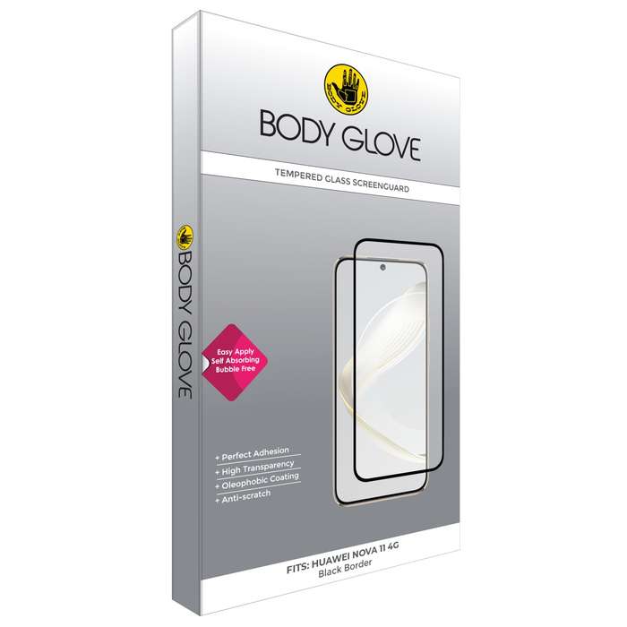 Huawei nova 11 4G Body Glove Screen Protector - Black Border