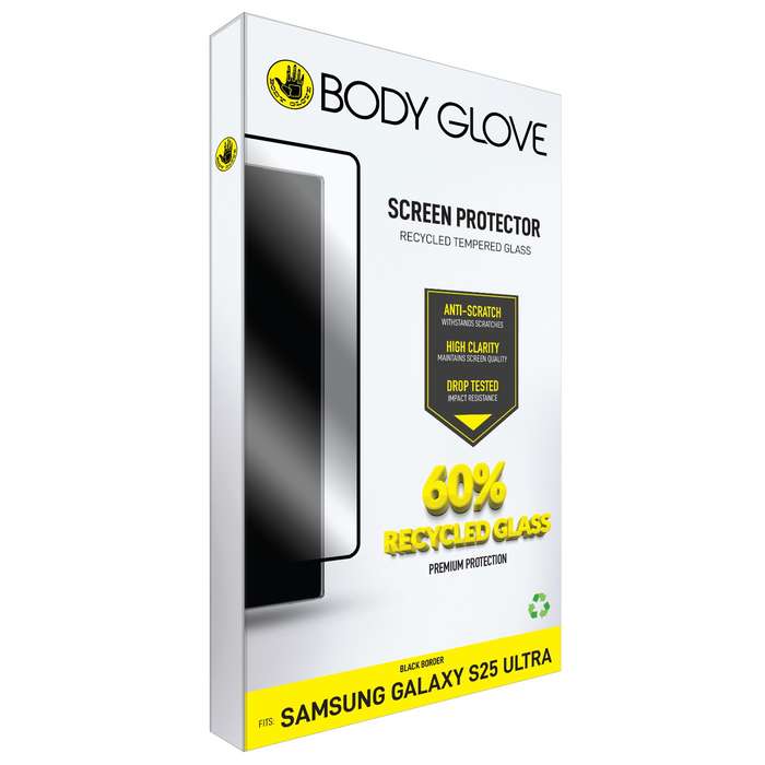 Samsung Galaxy S25 Ultra Body Glove Screen Protector - Black Border