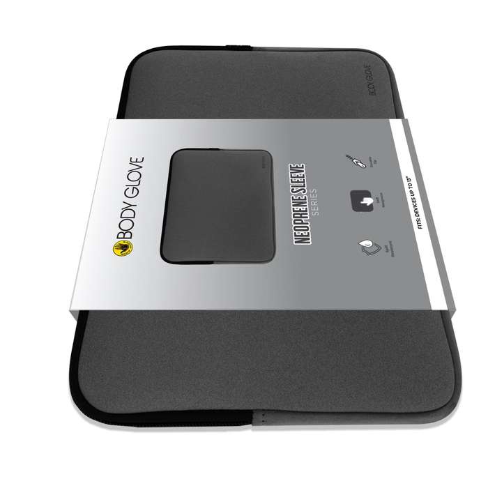 Grey Body Glove 13 inch Neoprene Laptop Sleeve