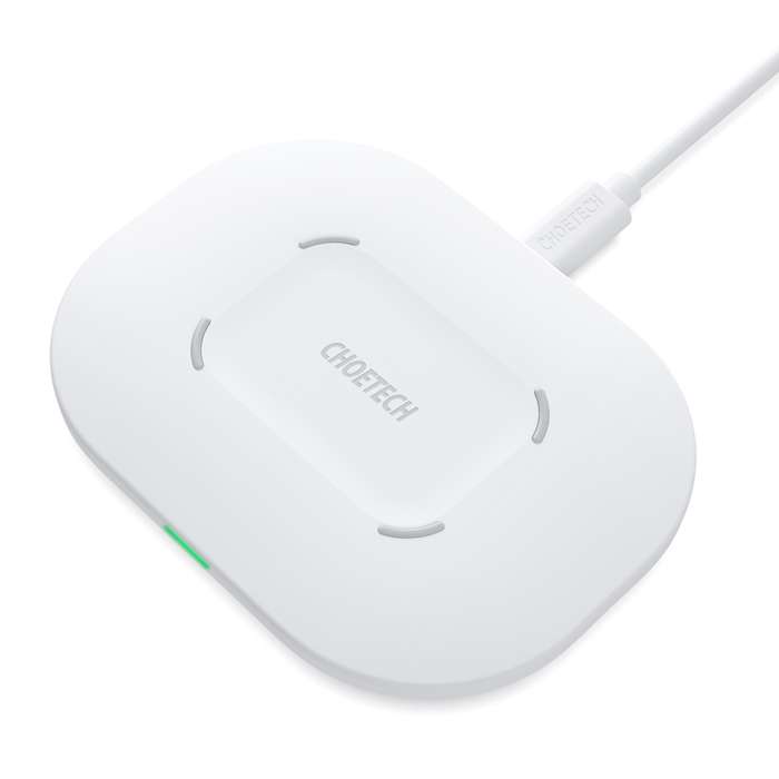 Choetech 15W Fast Wireless Charger - Charging Pad - White