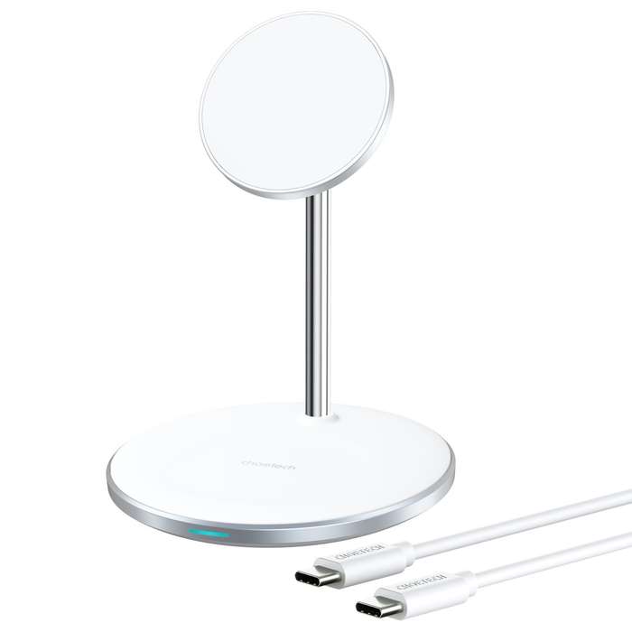 Choetech 15W Fast Wireless Magnetic Charger -  White
