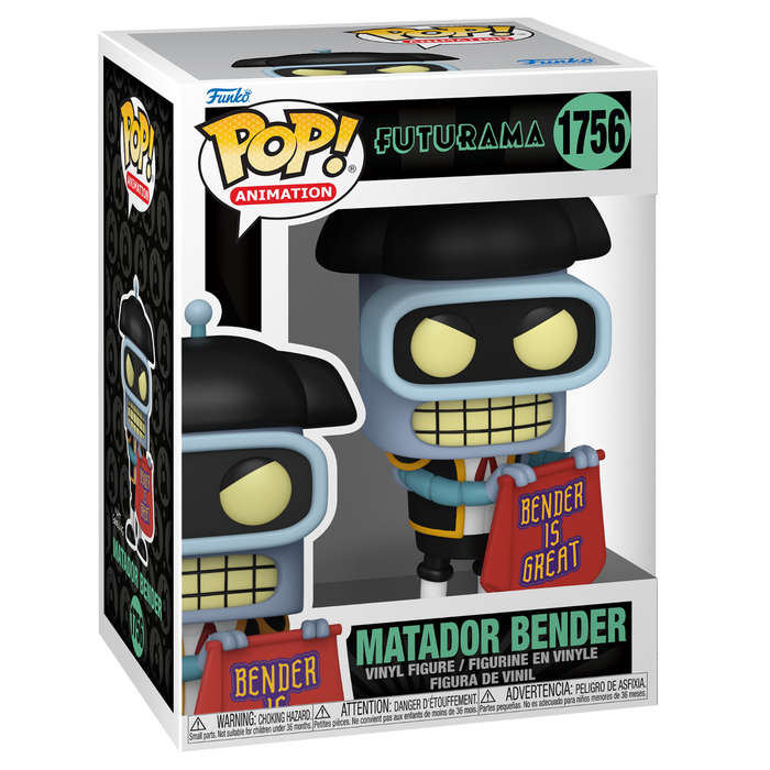 Matador Bender - Futurama Funko Pop Vinyl Figure #1756