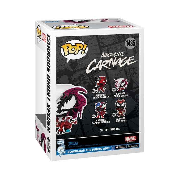 Carnage - Ghost Spider Marvel Funko Pop Bobblehead 1435